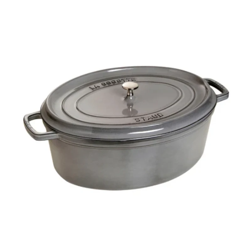 STAUB Cocotte Ovale 31 cm Grigio Grafite