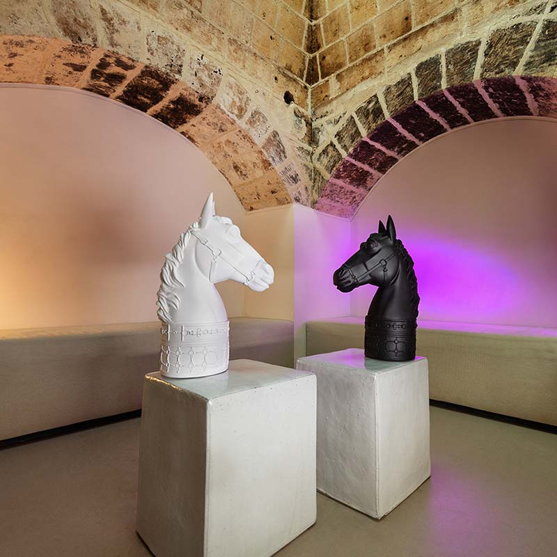 BACI MILANO Optical Testa Cavallo Nero 18cm - immagine 2