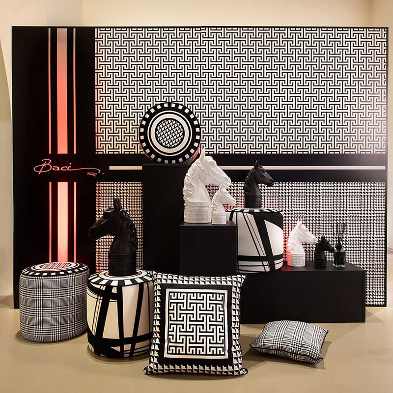 BACI MILANO Optical Testa Cavallo Nero 18cm - immagine 5