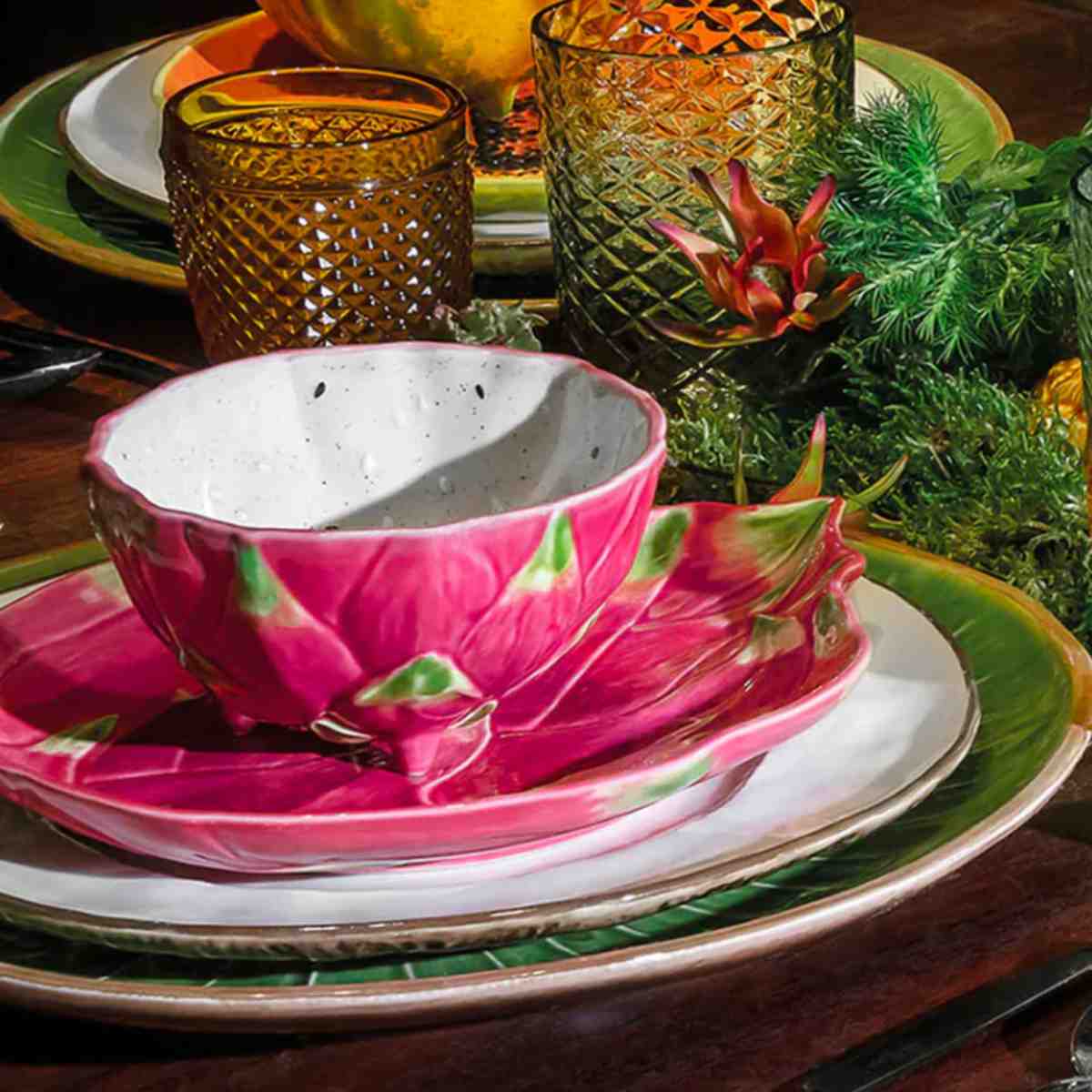 BORDALLO PINHEIRO Set 2 Ciotole Pitaya - immagine 2