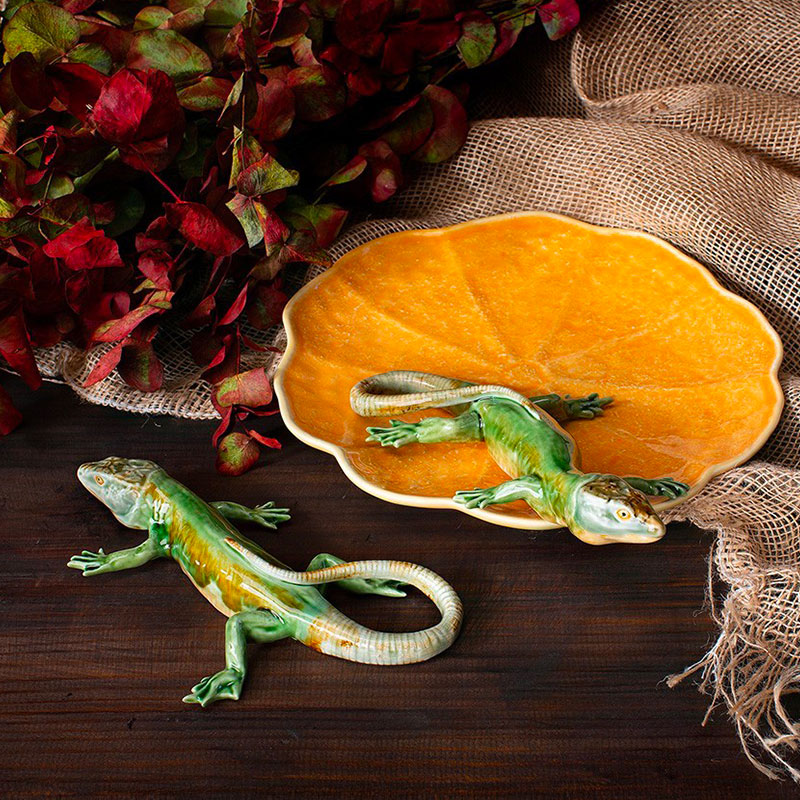 BORDALLO PINHEIRO Set 4 Piatti Piani 27,5 cm Zucca