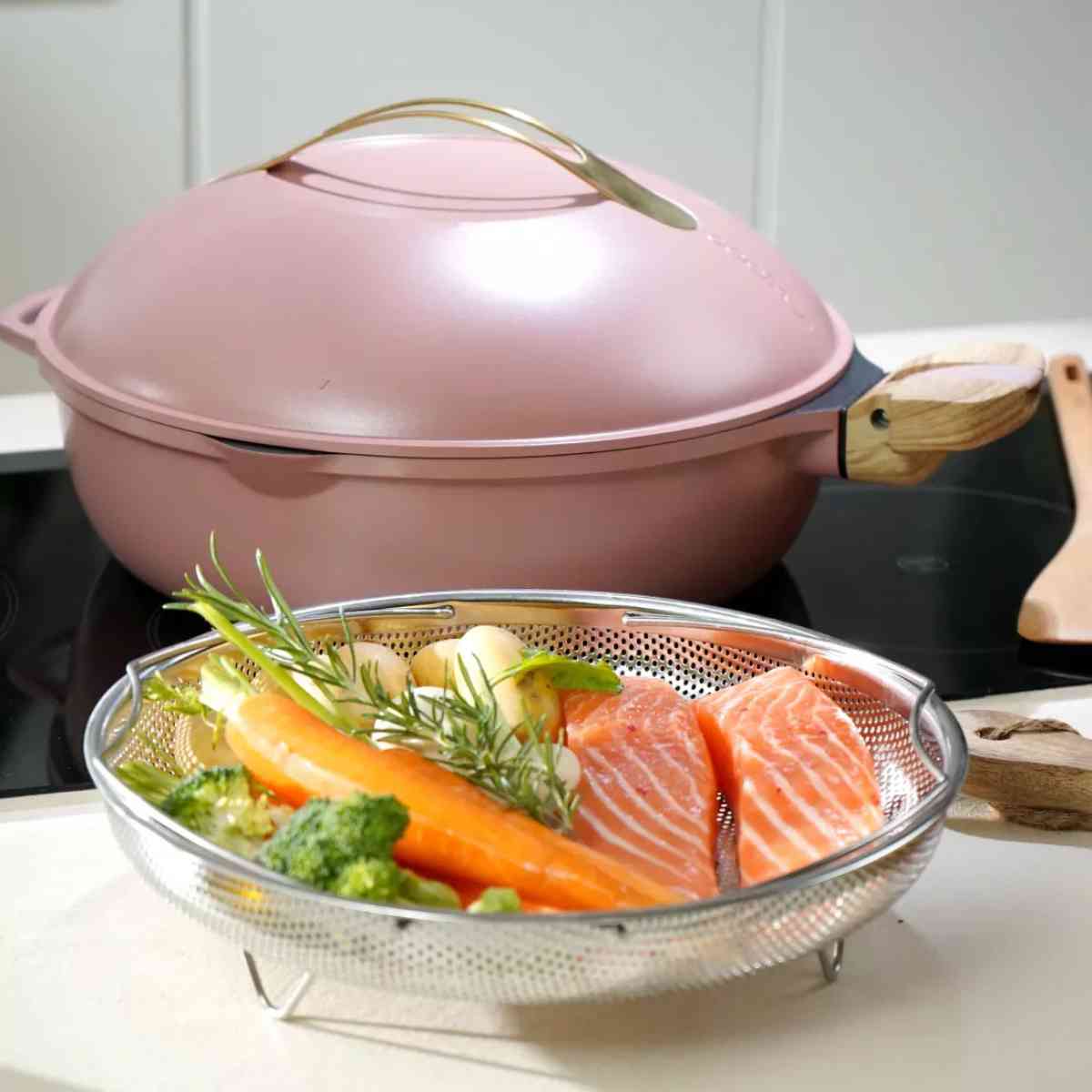 COOKUT Padella "La Favolosa" 28 cm Peonia - immagine 3