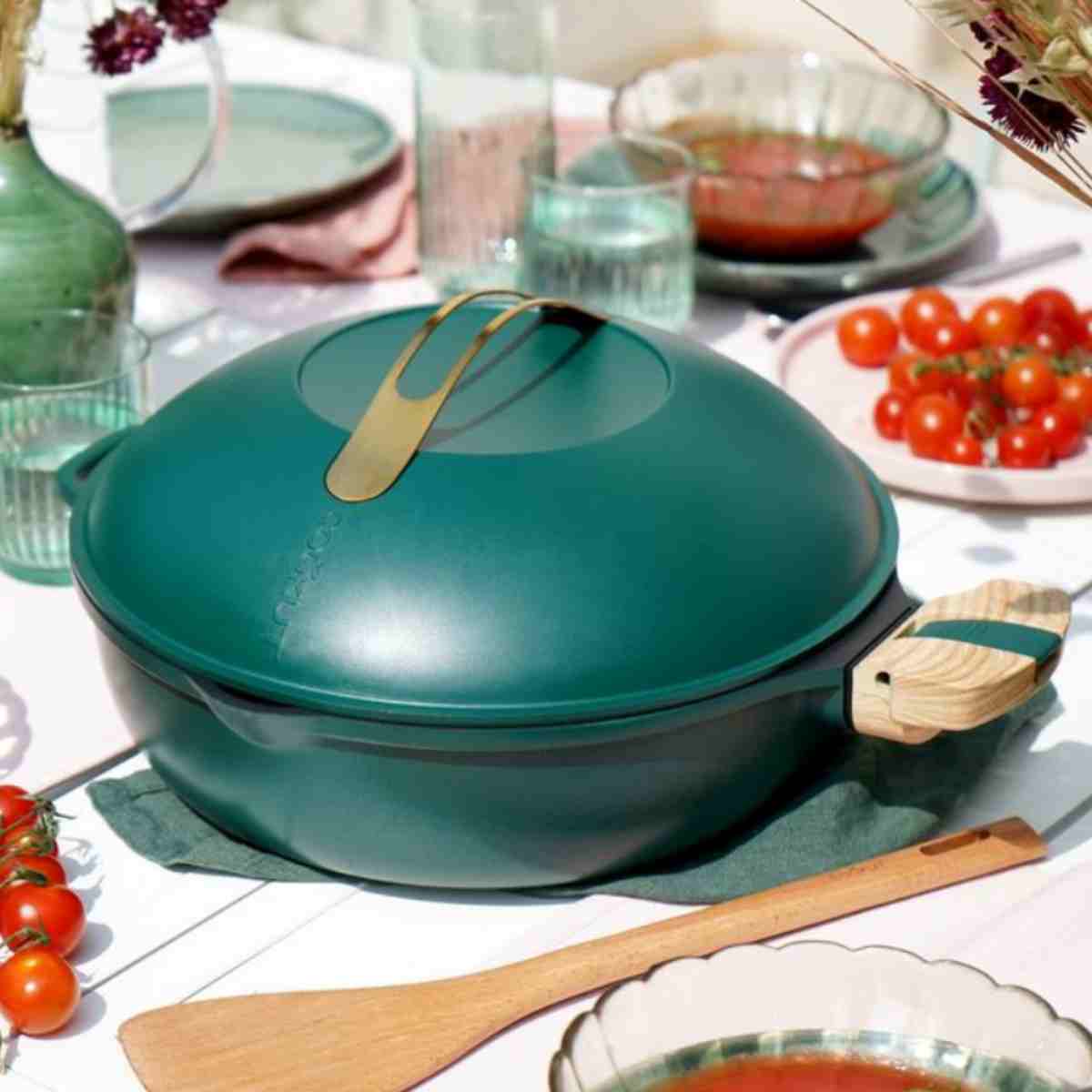 COOKUT Padella "La Favolosa" 28 cm Eucalipto