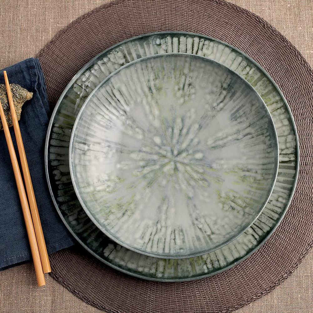 SAMBONET ARTHUR KRUPP Set 12 Piatti Fusion Grey