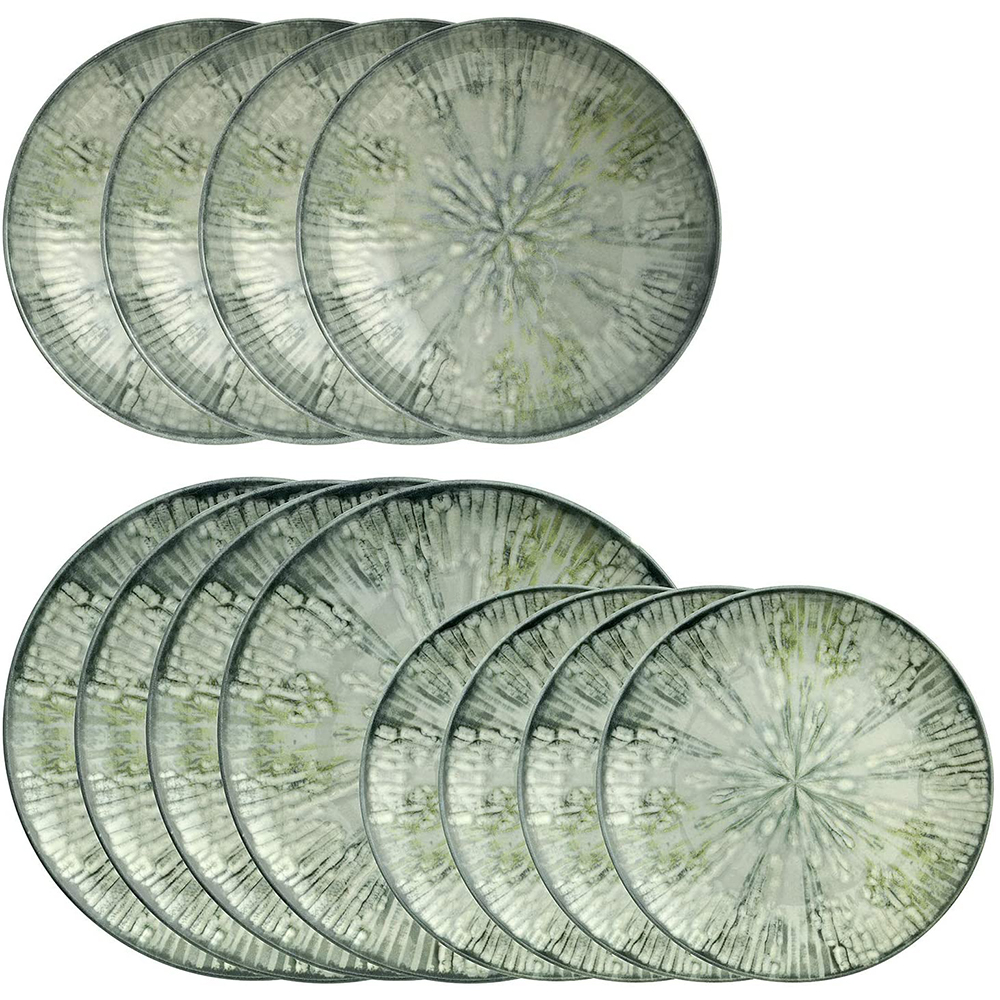 SAMBONET ARTHUR KRUPP Set 12 Piatti Fusion Grey - immagine 2