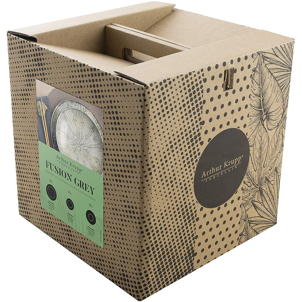 SAMBONET ARTHUR KRUPP Set 12 Piatti Fusion Grey - immagine 3