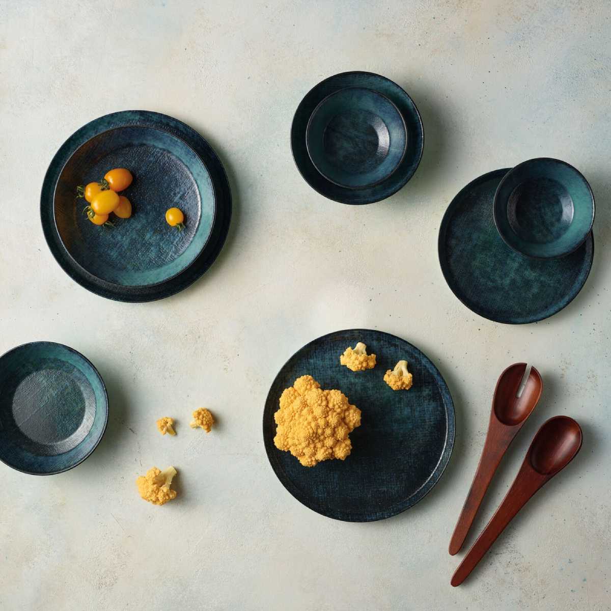 SAMBONET ARTHUR KRUPP Set 12 Piatti Ocean Denim