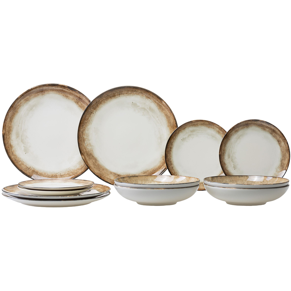 SAMBONET ARTHUR KRUPP Set 12 Piatti Shade Earth